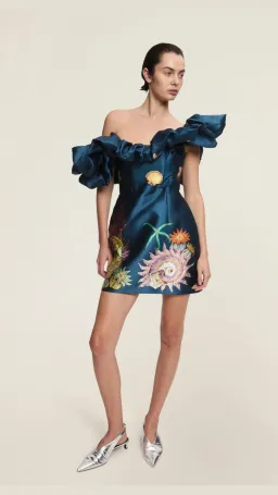 Alemais Dorian Mini Dress Size 10 for rent on The Volte - image 1