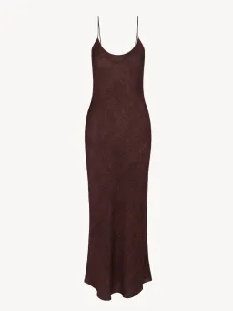 Realisation Par The Penelope Midi Dress Chocolate Brown Python Print Size 10 for rent on The Volte - image 5