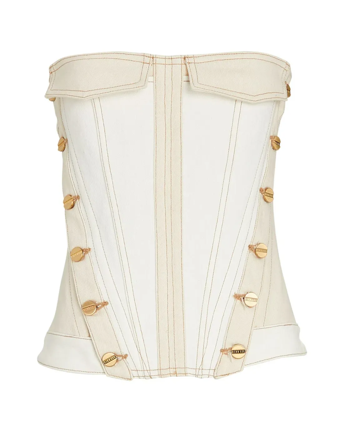 Dion Lee Denim Inverse Utility Corset Size AU 8 for rent on The Volte - main image