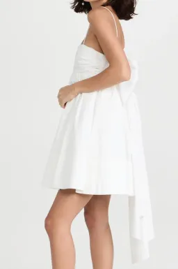 Aje Cantina Bow Back Mini White Size AU 8 for rent on The Volte - image 3