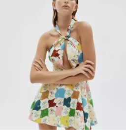 Alemais Everly Mini Dress Multi Size 14 for rent on The Volte - image 1