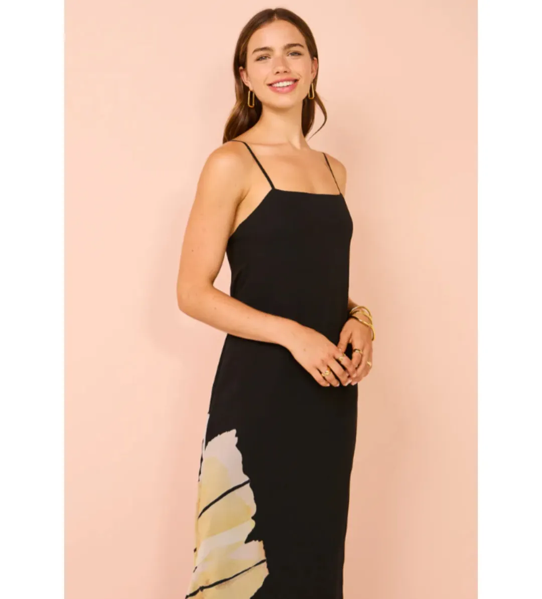 Camilla and Marc Leda Dress Black Size 8 for rent on The Volte - main image