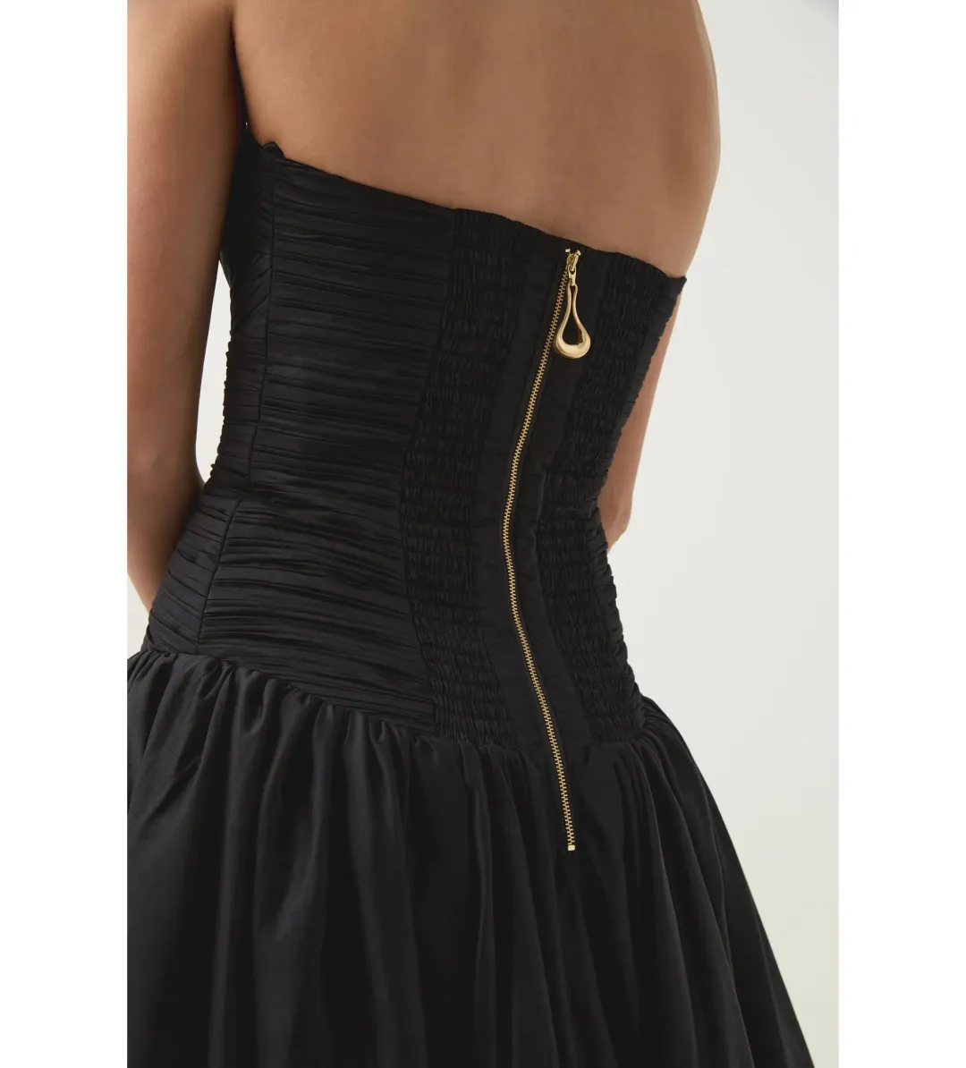 Aje Violette Bubble Hem Maxi Dress in Black Size AU 8 for rent on The Volte - main image