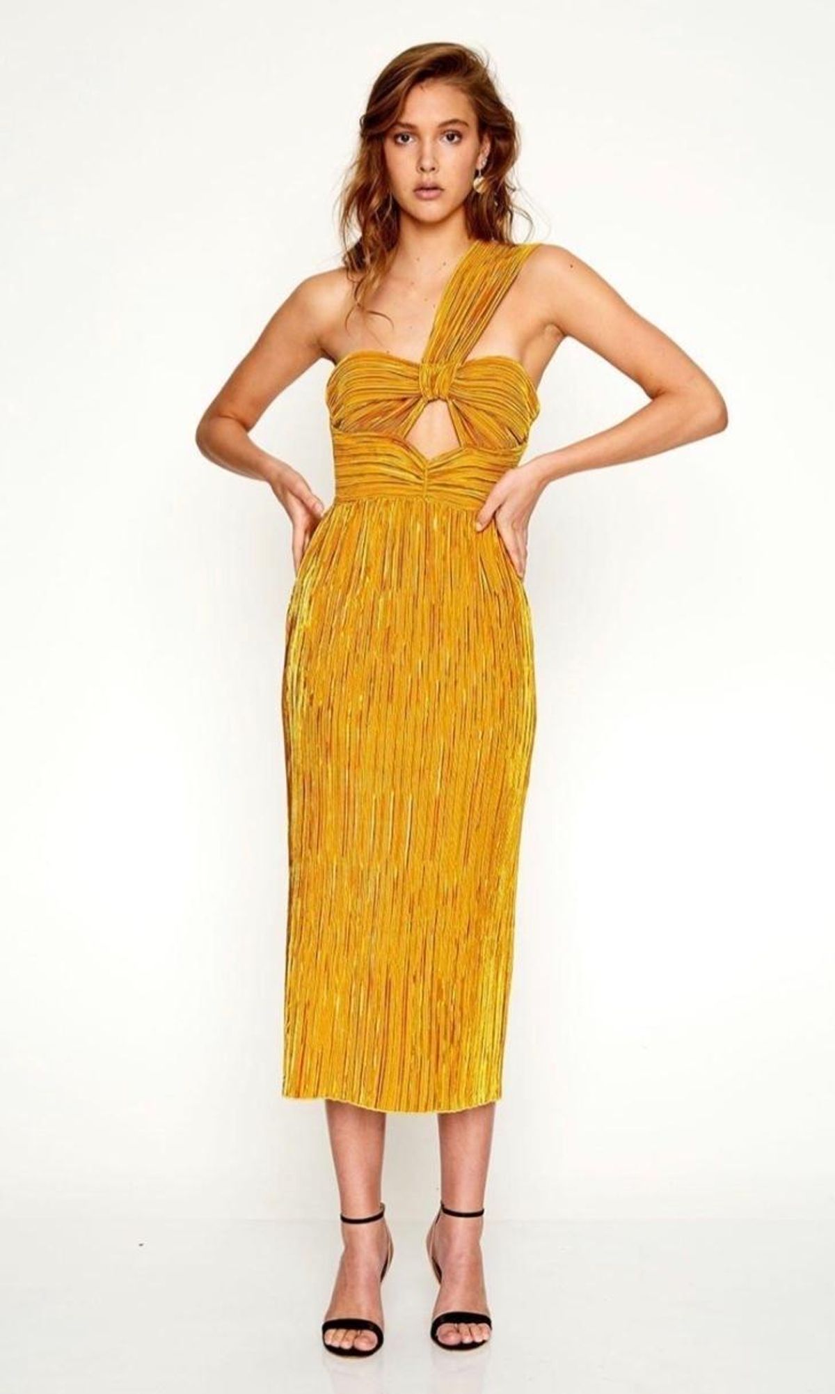 Alice McCall Power Lady Dress Yellow Size 10 for rent on The Volte - main image
