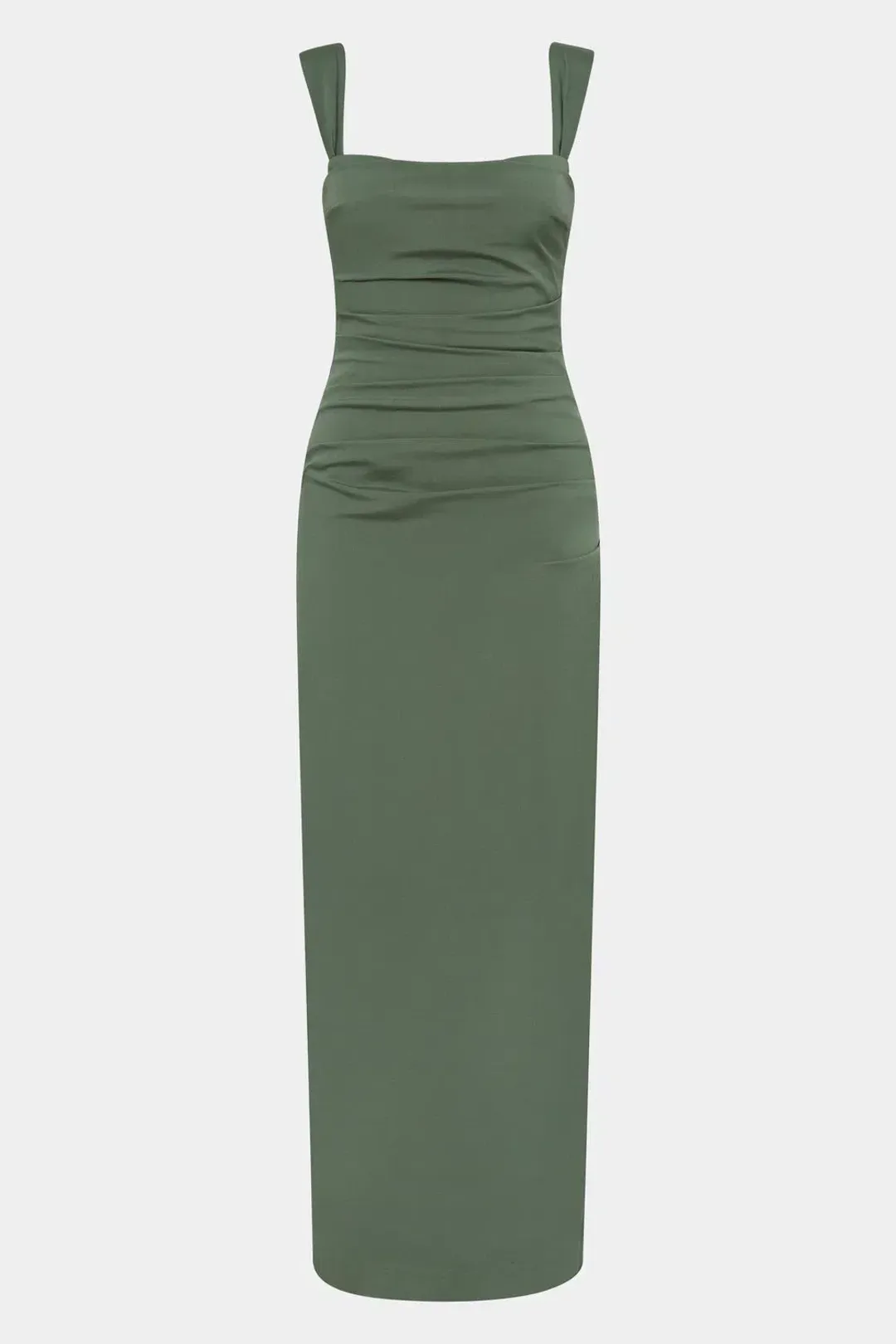 SIR  Florent Balconette Gown in Forest Green Size 2 size 10 AU for rent on The Volte - main image