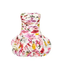 Aje Violette Bubble Hem Mini Dress Collage Floral Size AU 8 for rent on The Volte - image 6
