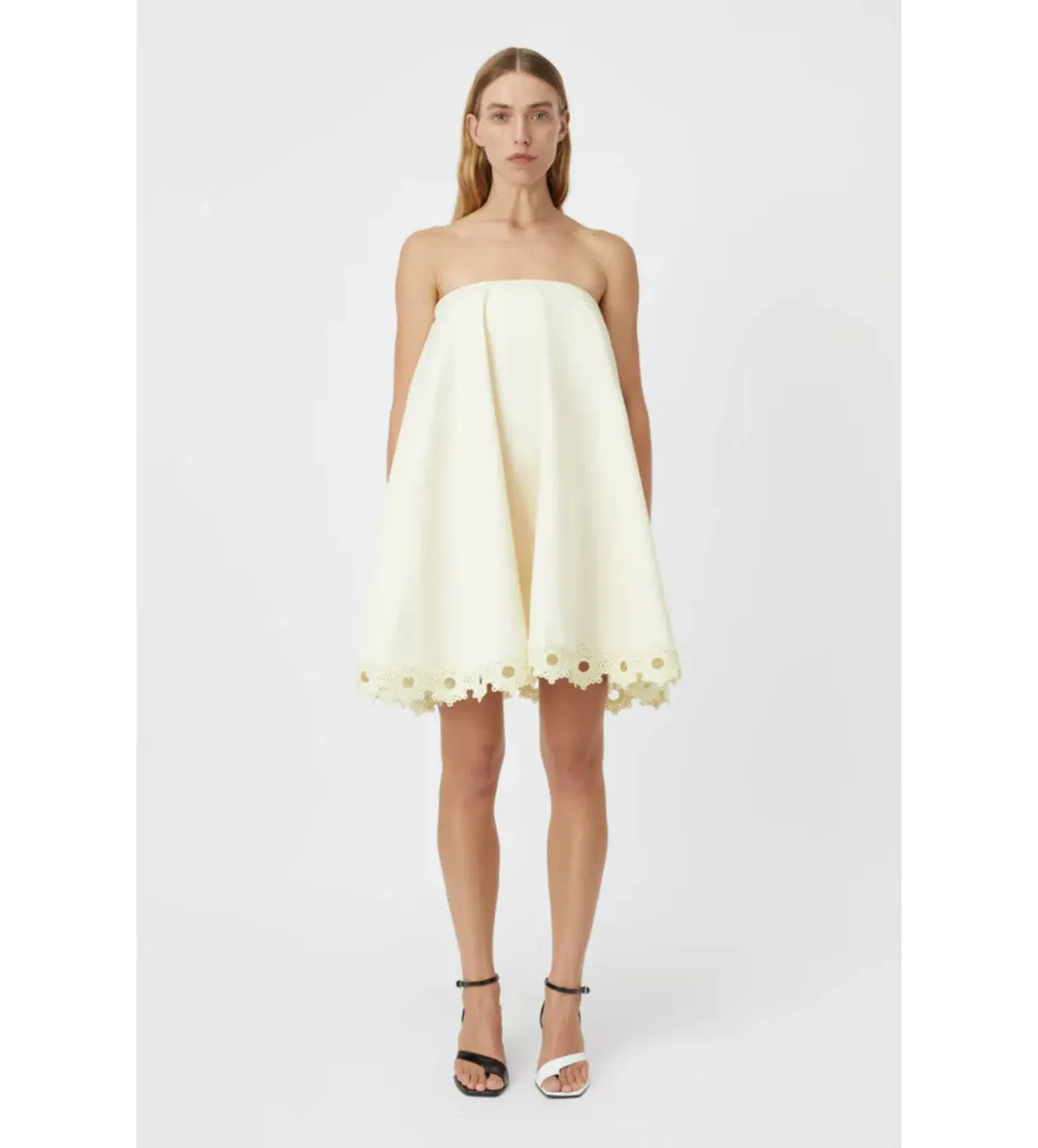 Camilla and Marc Marina Mini Dress Citron Yellow Size XS / AU 6 for rent on The Volte - main image