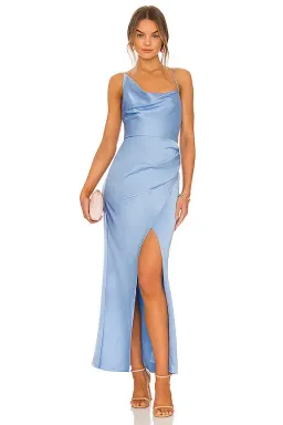 Significant Other Aria Maxi Dress Blue Size 6 for rent on The Volte - image 1