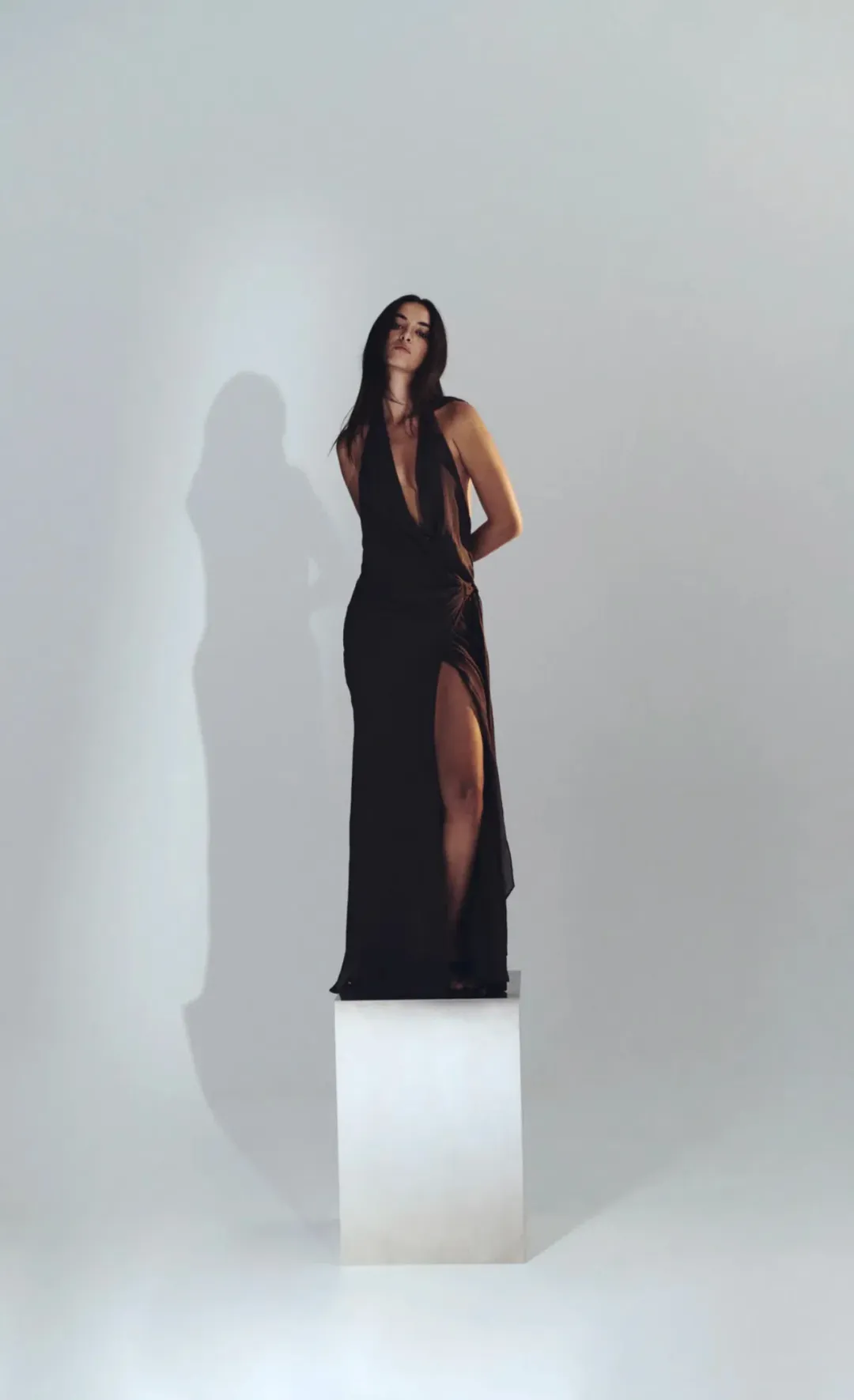 Bec and Bridge Soneva Wrap Maxi Dress Chocolate Size 8 for rent on The Volte - main image