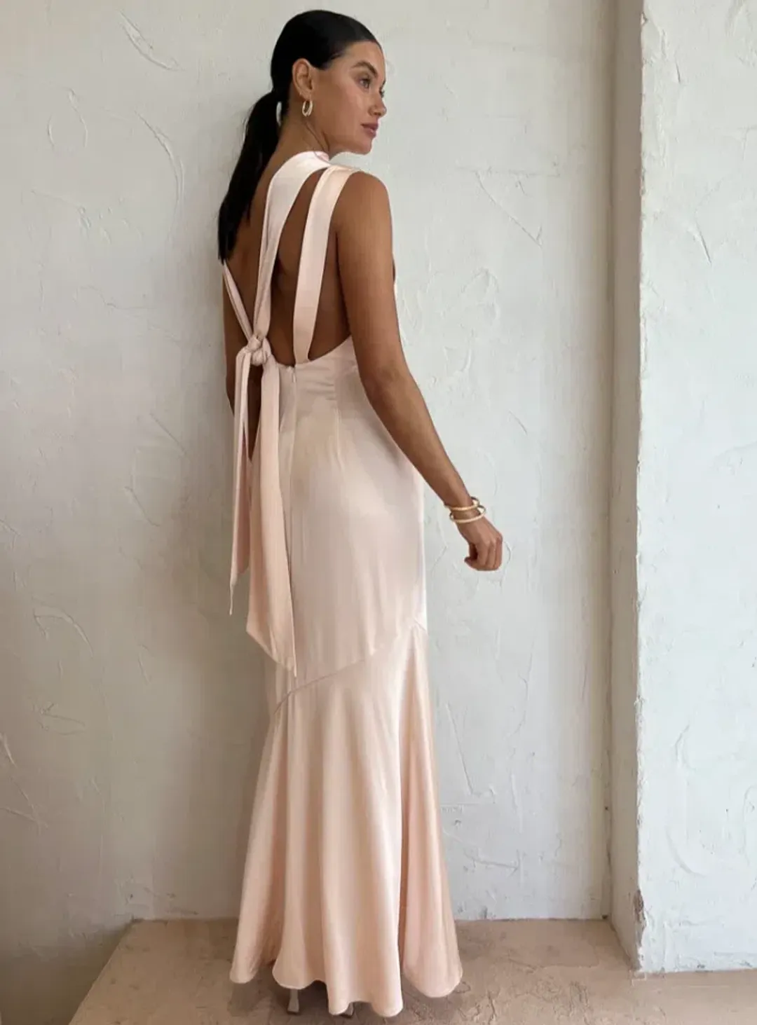 Significant Other Lana Maxi Dress Ballet Pink Size 8 for rent on The Volte - main image