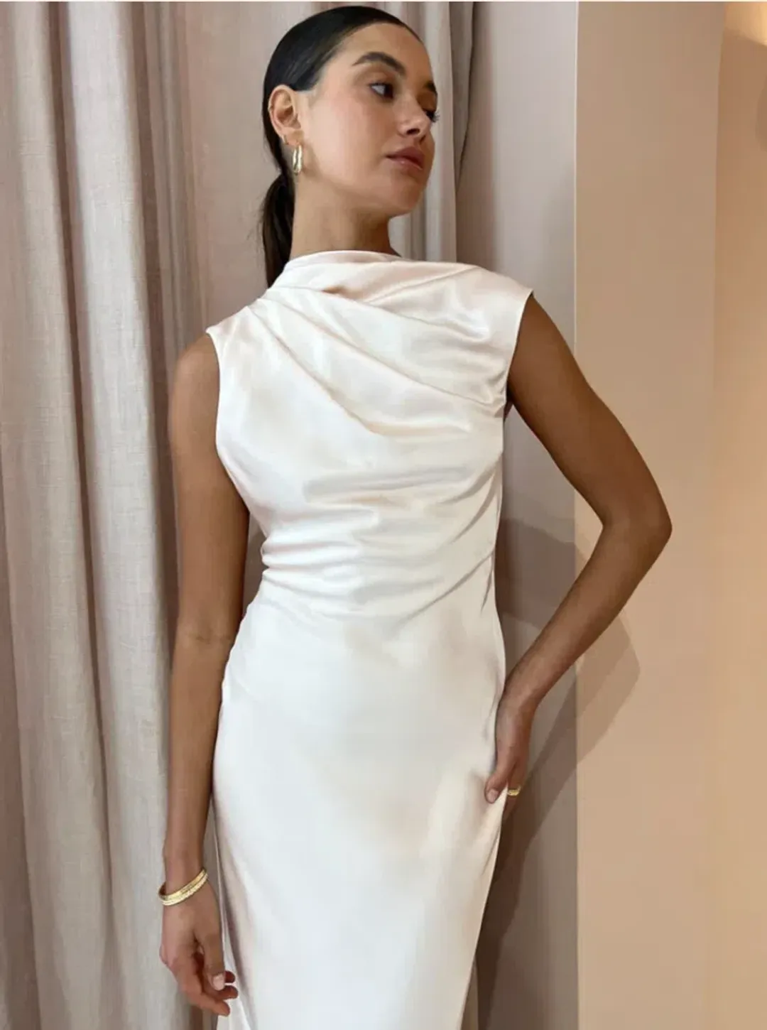 Significant Other Lana Maxi Dress Ballet Pink Size 8 for rent on The Volte - main image