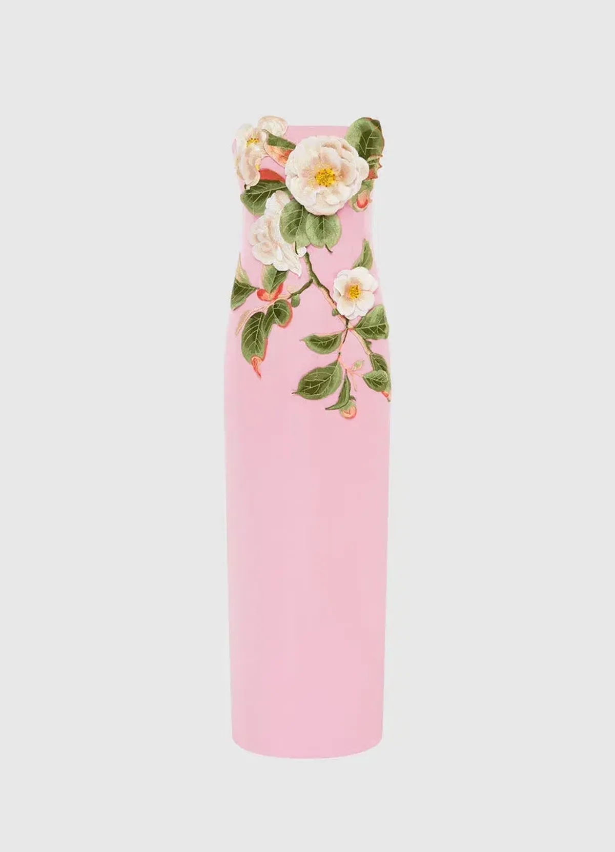 Leo Lin Rayna Appliqué Floral Bustier Maxi Dress Camelia Print AU 10 for rent on The Volte - main image