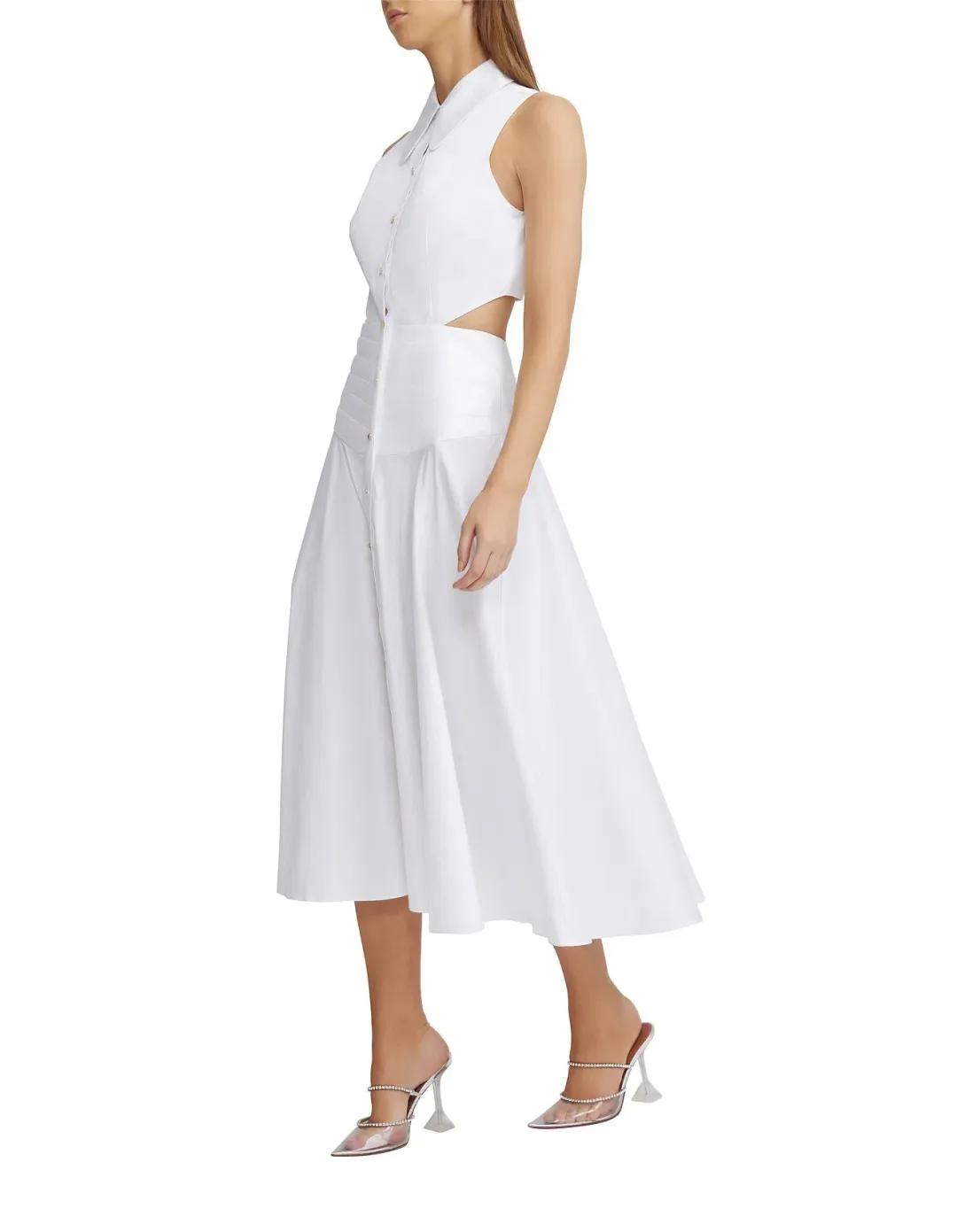Acler Hayworth Dress White Size 10 for rent on The Volte - main image