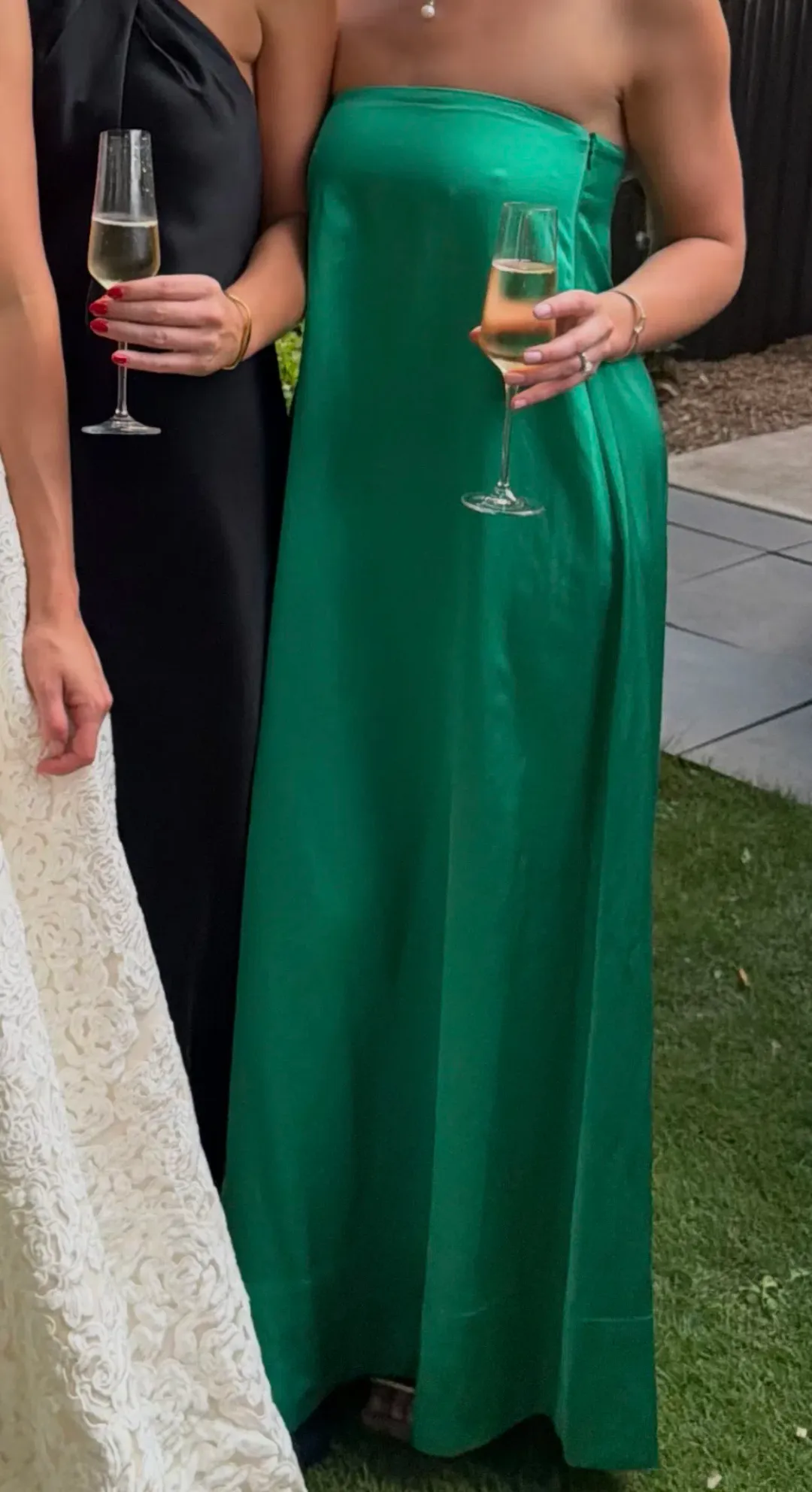 Morrison Willow Strapless Dress Green Size 0 / Size AU 6 for rent on The Volte - main image