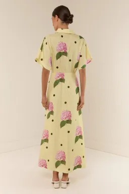 Palm Noosa Jasmine Dress Yellow Floral Size AU 12 for rent on The Volte - image 2