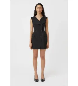 Camilla and Marc Dusk Mini Dress Black Size AU 12 for rent on The Volte - image 2