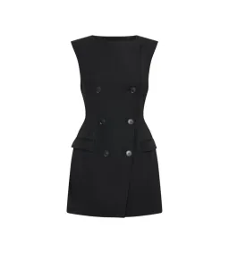 Camilla and Marc Dusk Mini Dress Black Size AU 12 for rent on The Volte - image 6