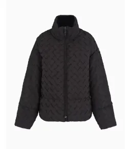 Emporio Armani Full-Zip Jacket in Woven Technical Fabric Black Size IT 48 / AU 16 for rent on The Volte - image 5