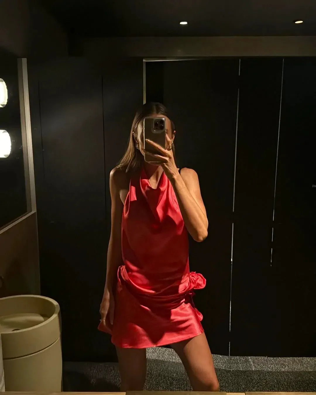 Arcina Ori Rosa Dress Red Size M/AU 10 for rent on The Volte - main image