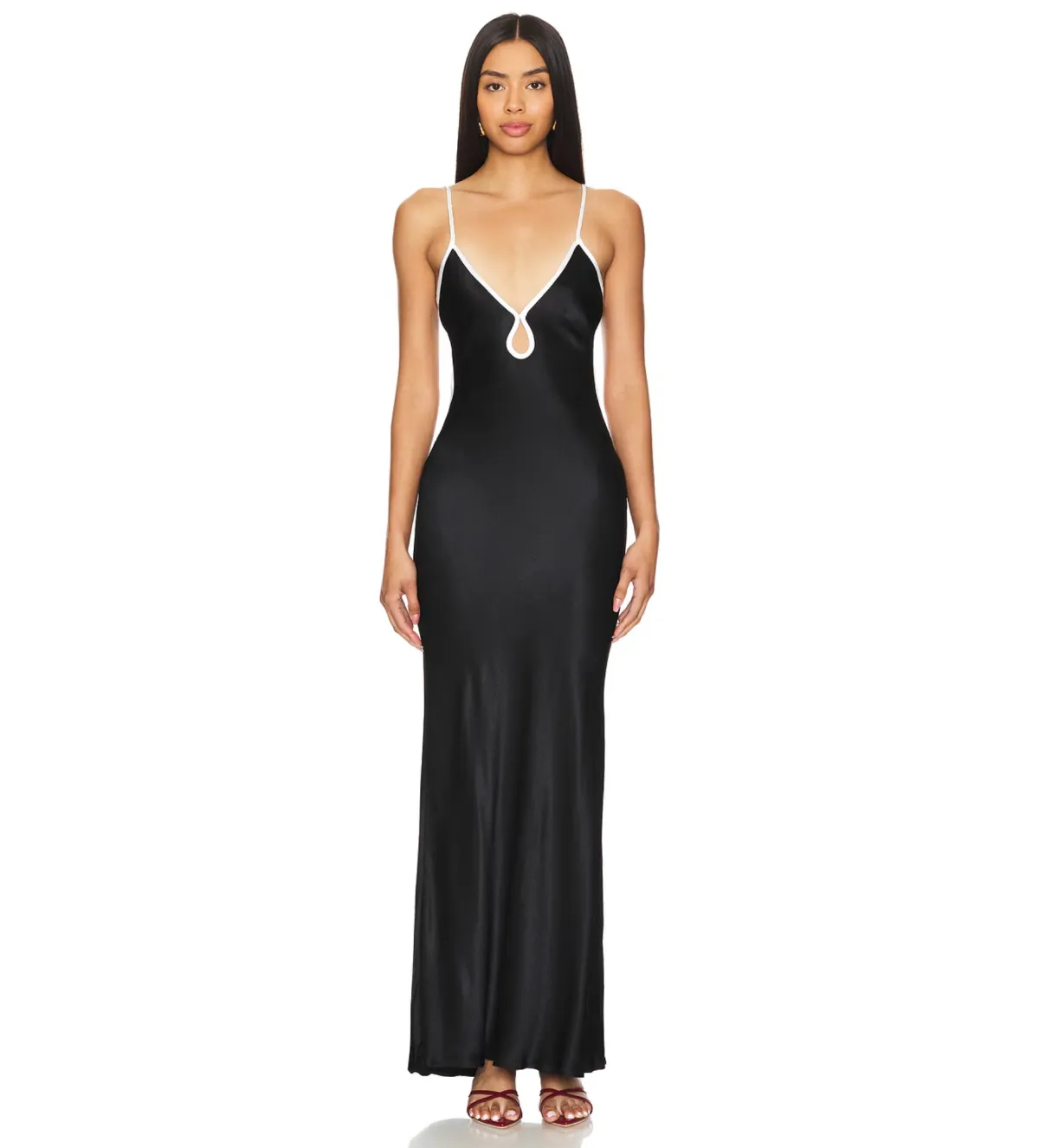 Bec And Bridge Cedar City Maxi Dress Black Size 6 for rent on The Volte - main image