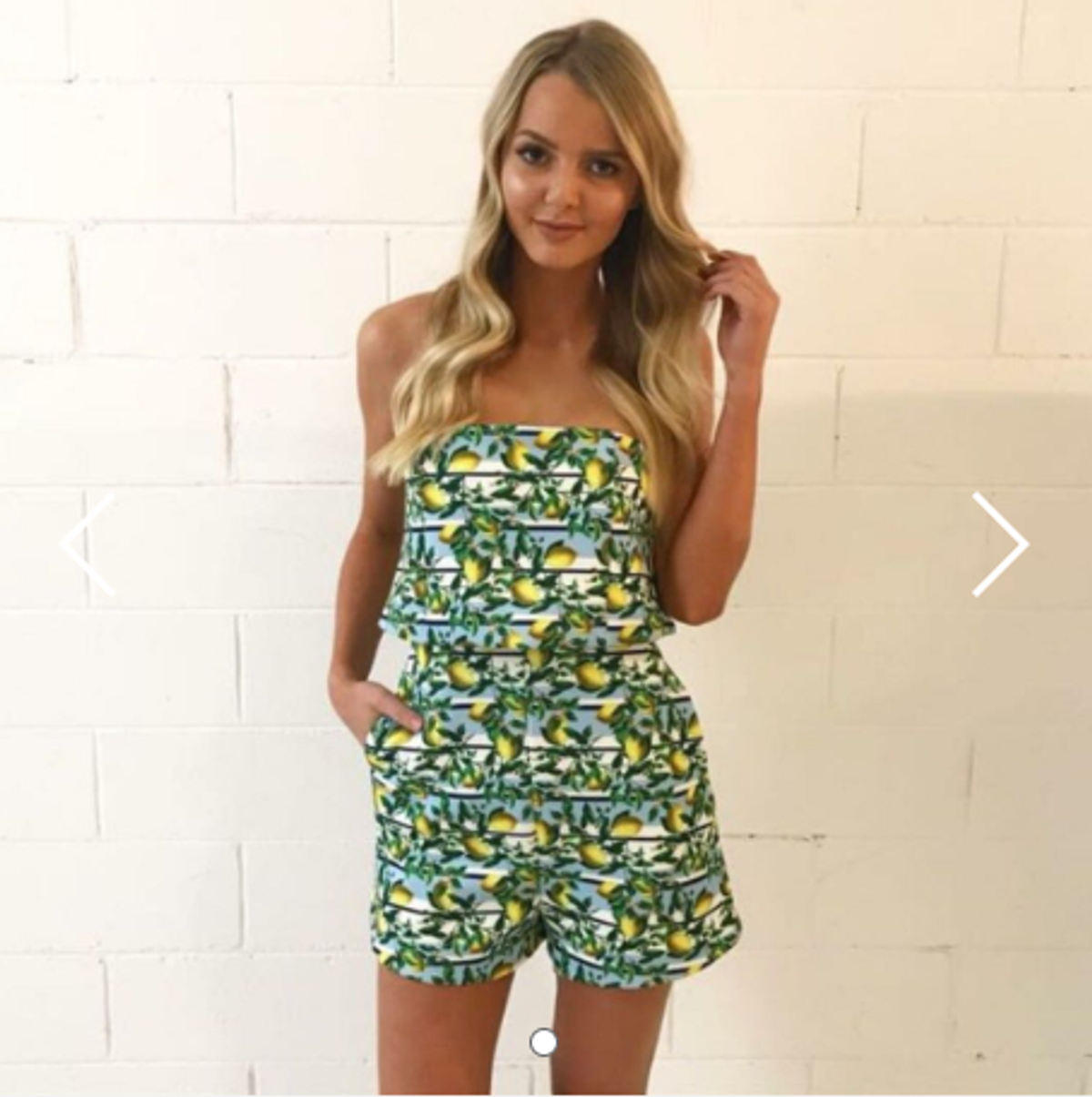 Kookai Limoncello Playsuit Size 6 for rent on The Volte - main image