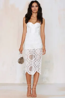 MISHA Flora Dress White Size 6/XS for rent on The Volte - image 3