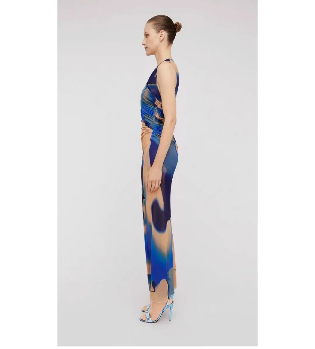 Scanlan Theodore Italian Watercolour Print Maxi Dress Multi Size AU 10 for rent on The Volte - main image