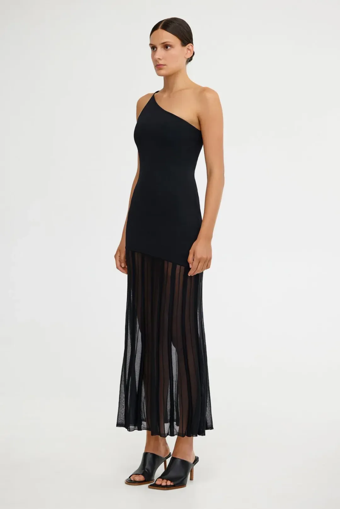 Significant Other Black Midi Arla Dress Size 8 for rent on The Volte - main image