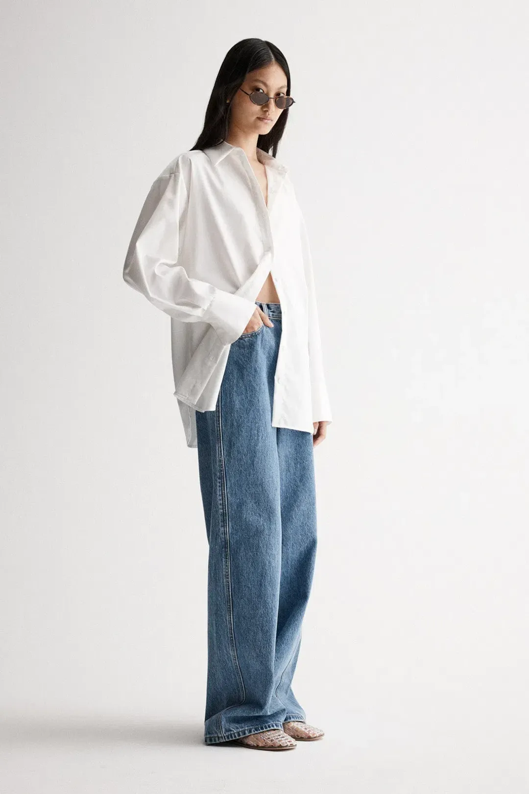 Elka Collective Carter Shirt White Size S / AU 8 for rent on The Volte - main image