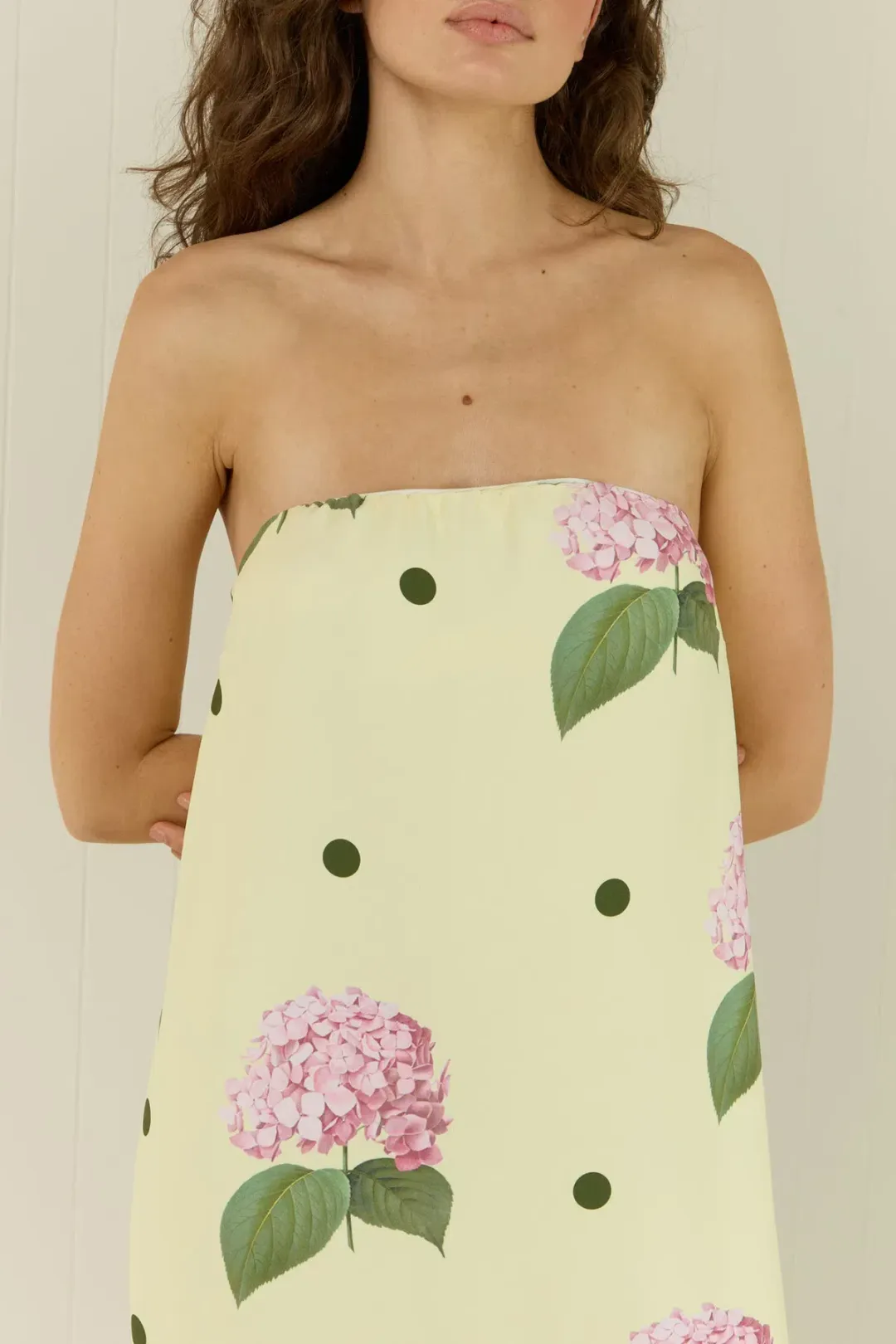 Palm Noosa Alessia Dress Yellow Size 8  for rent on The Volte - main image