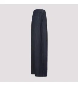 Dries Van Noten Pila Wide Leg Denim Pants Indigo Size S / AU 8 for rent on The Volte - image 2