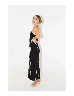 Odd Muse The Ultimate Muse Embellished Midi Dress Black Size S / AU 8 for rent on The Volte - image 3
