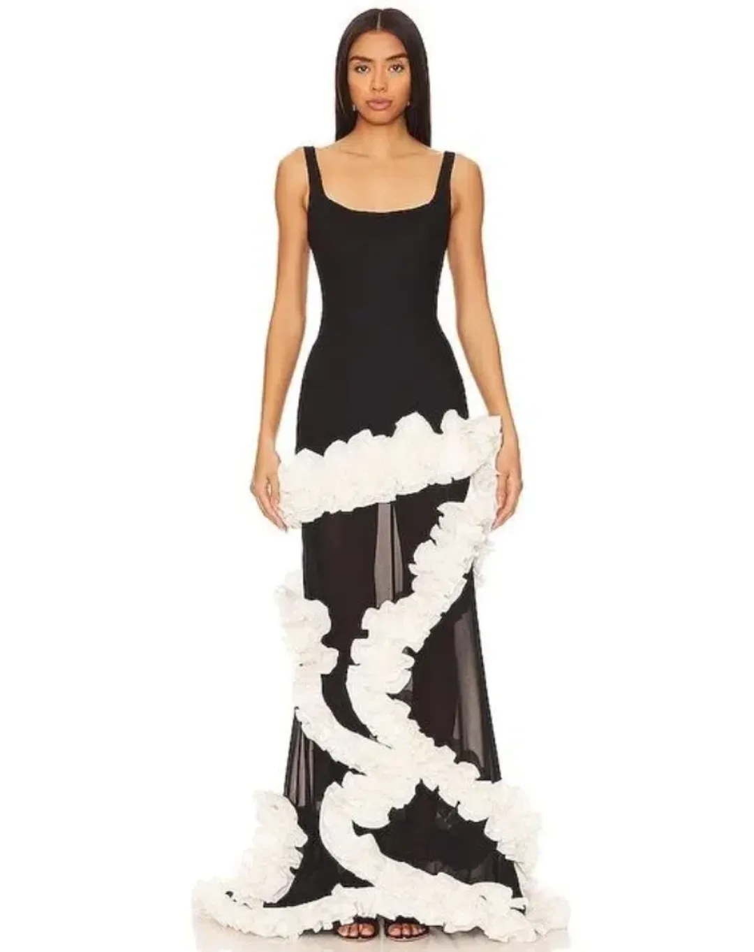 NBD Wisteria Gown Black Size 6 for rent on The Volte - main image