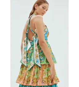 Alemais Dreamer Halter Tier Dress Multi Size AU 8 for rent on The Volte - image 2