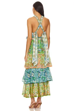 Alemais Dreamer Halter Tier Maxi Dress Multi Size 12 for rent on The Volte - image 4