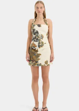 Sir The Label Evalita Halter Mini Dress Floral Size 8 for rent on The Volte - image 2