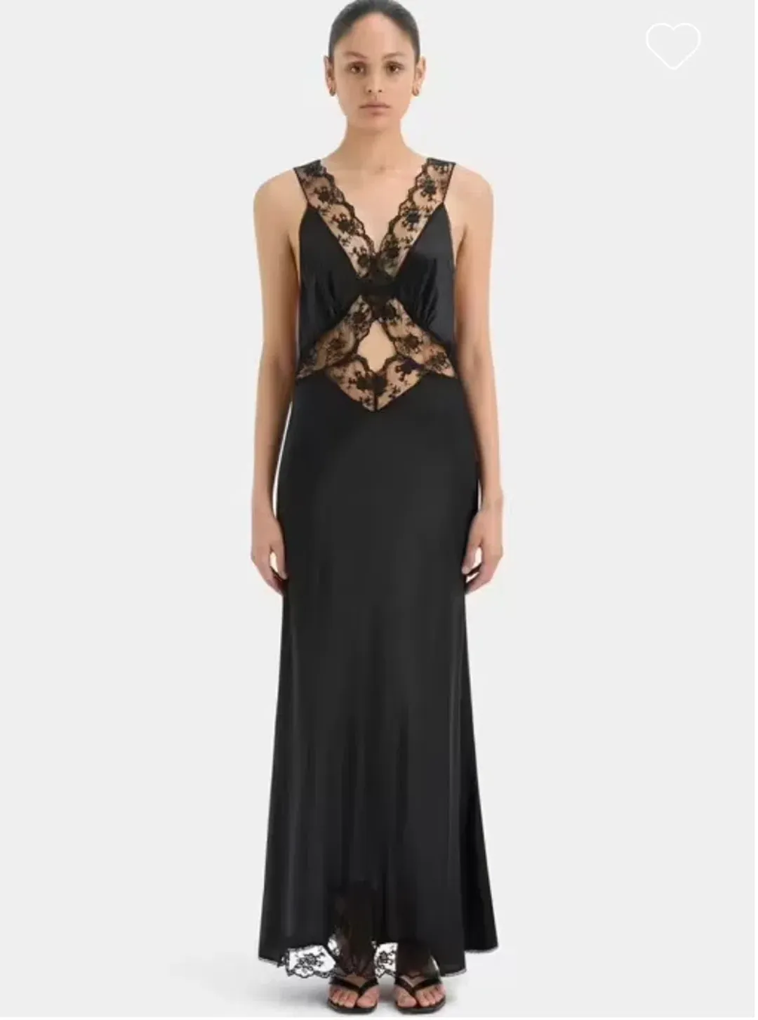 Sir The Label Aires Cut Out Gown Black Size 2/Au 10 for rent on The Volte - main image