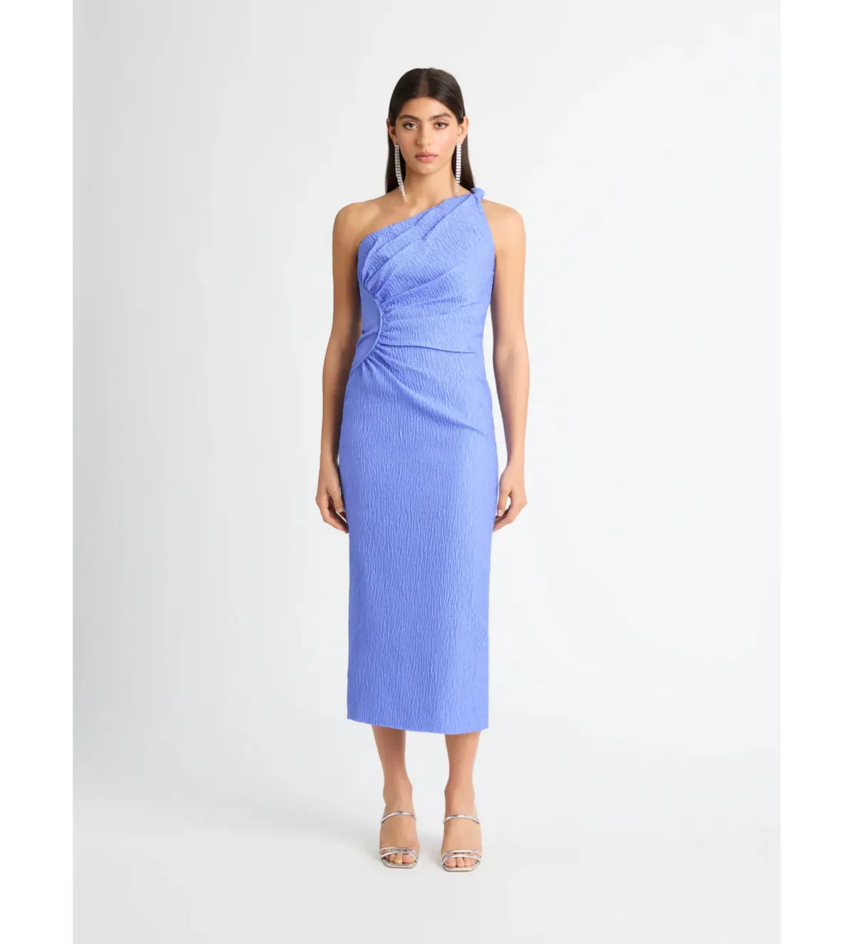 Sheike Lucia Midi Dress Blue Size 14 for rent on The Volte - main image