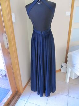 Bariano Embelished cut out gown Dress Navy Size 10 for rent on The Volte - image 2