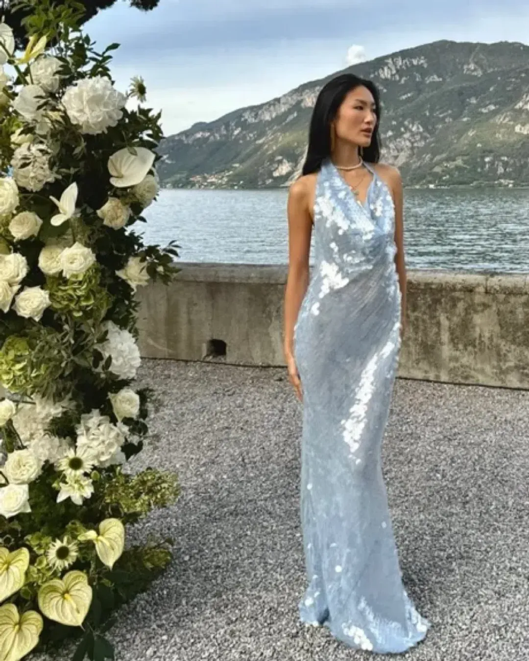 Rat and Boa Anais Dress Blue Size XS for rent on The Volte - main image