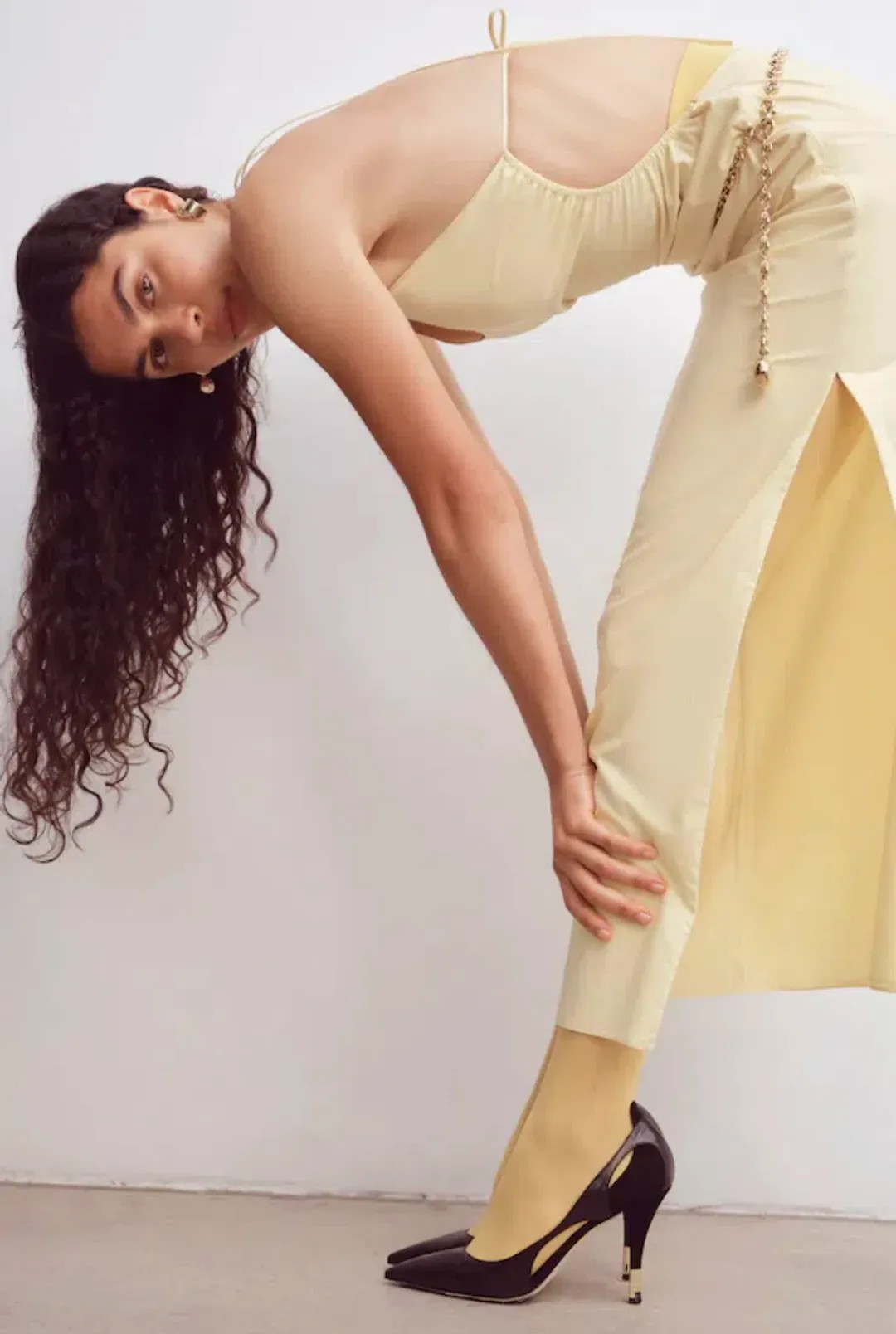 Sir the Lable Magnolia Beaded Midi Dress - Size 0 for rent on The Volte - main image