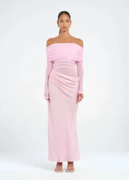Yasmin Off-Shoulder Maxi Dress size 8 for rent on The Volte - image 1
