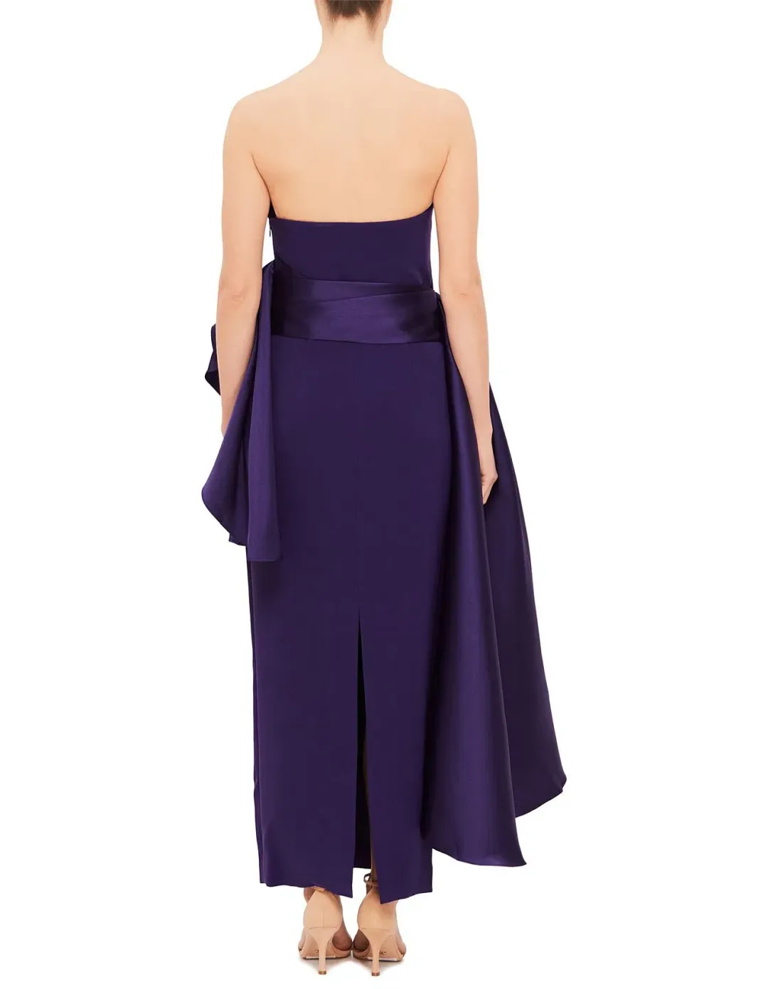 Solace London Nala Midi Dress Purple Size Au 10 for rent on The Volte - main image
