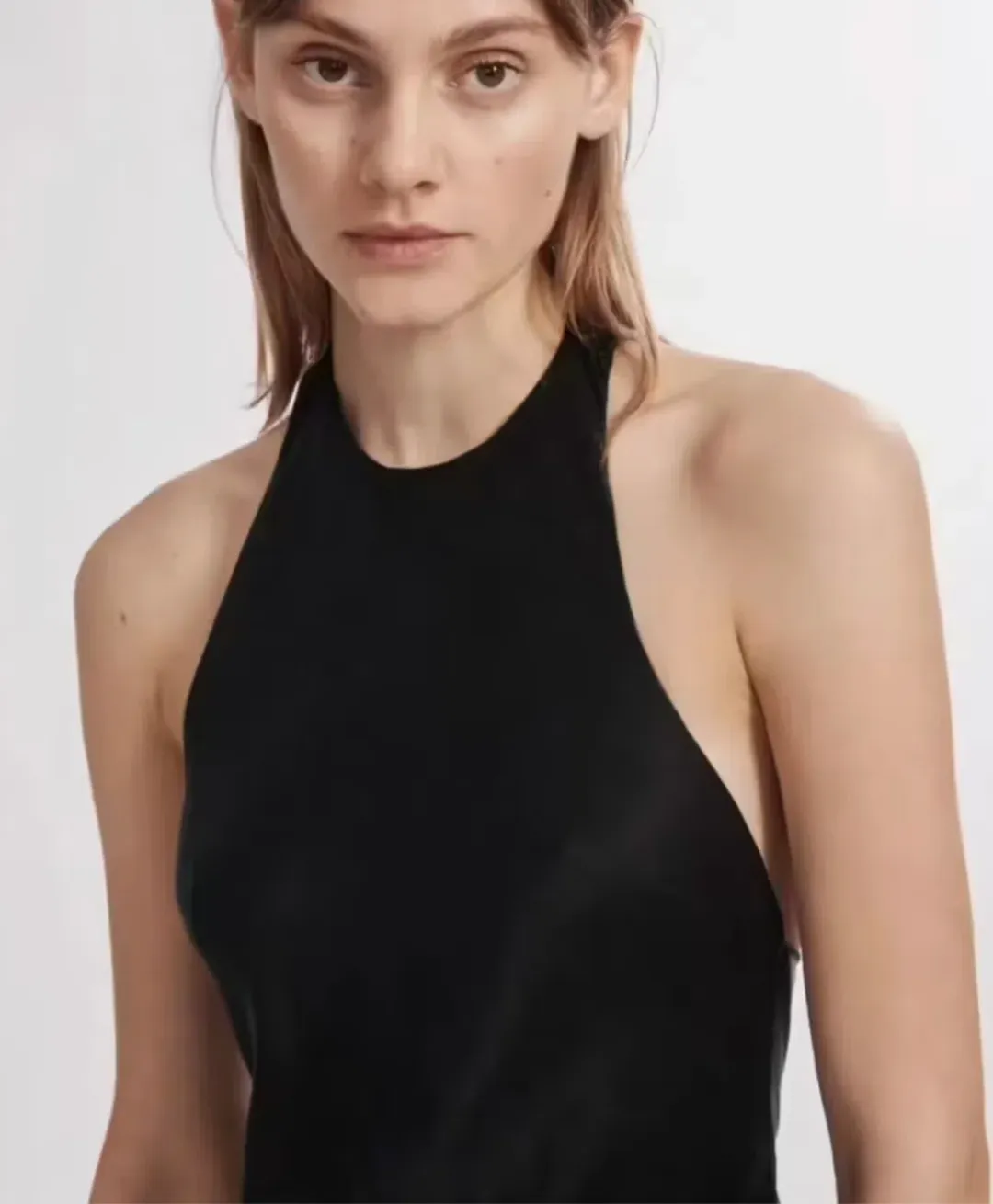 Silk Laundry Halter Black size 8 for rent on The Volte - main image