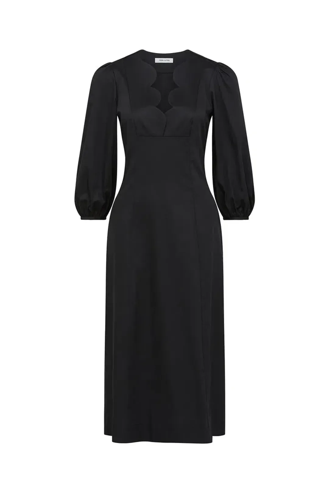 Perri Cutten Eloise Midi Dress Black Size AU 12 for rent on The Volte - main image