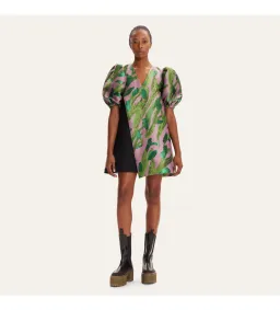 Stine Goya Brethel Jacquard Dress Size 6 for rent on The Volte - image 1