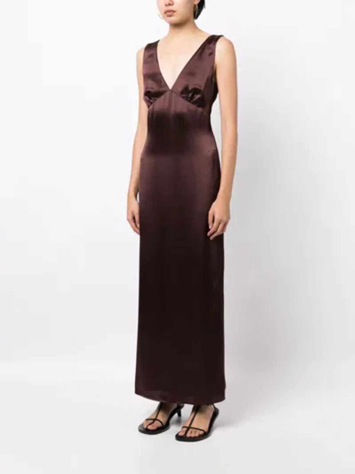 Anna Quan Isabelle Dress Brown Size 10  for rent on The Volte - main image