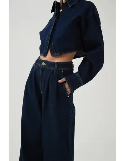 Aje Junee Tailored Denim Pants Size 10 for rent on The Volte - image 4