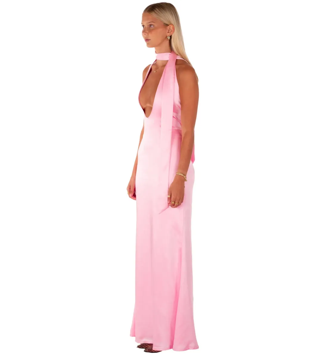 I am Delilah Margot Maxi Candy Pink Size S / AU 8  for rent on The Volte - main image