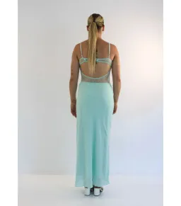 Benni Gabriel Maxi Dress Turquoise Sorbet Size AU 10 for rent on The Volte - image 3